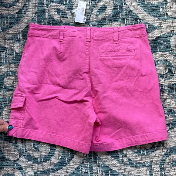 J.Crew Garment-Dyed Stretch Cargo Shorts in Dusty Rose Pink‎ - Size 00 - Picture 3 of 10